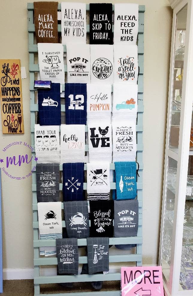 No bitchin' in my kitchen towel, funny towel, novelty towel Midnight Made