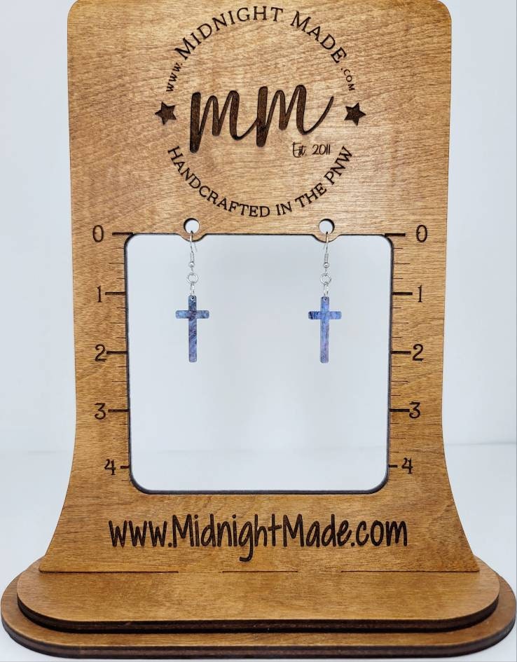 Cross galaxy earrings Midnight Made