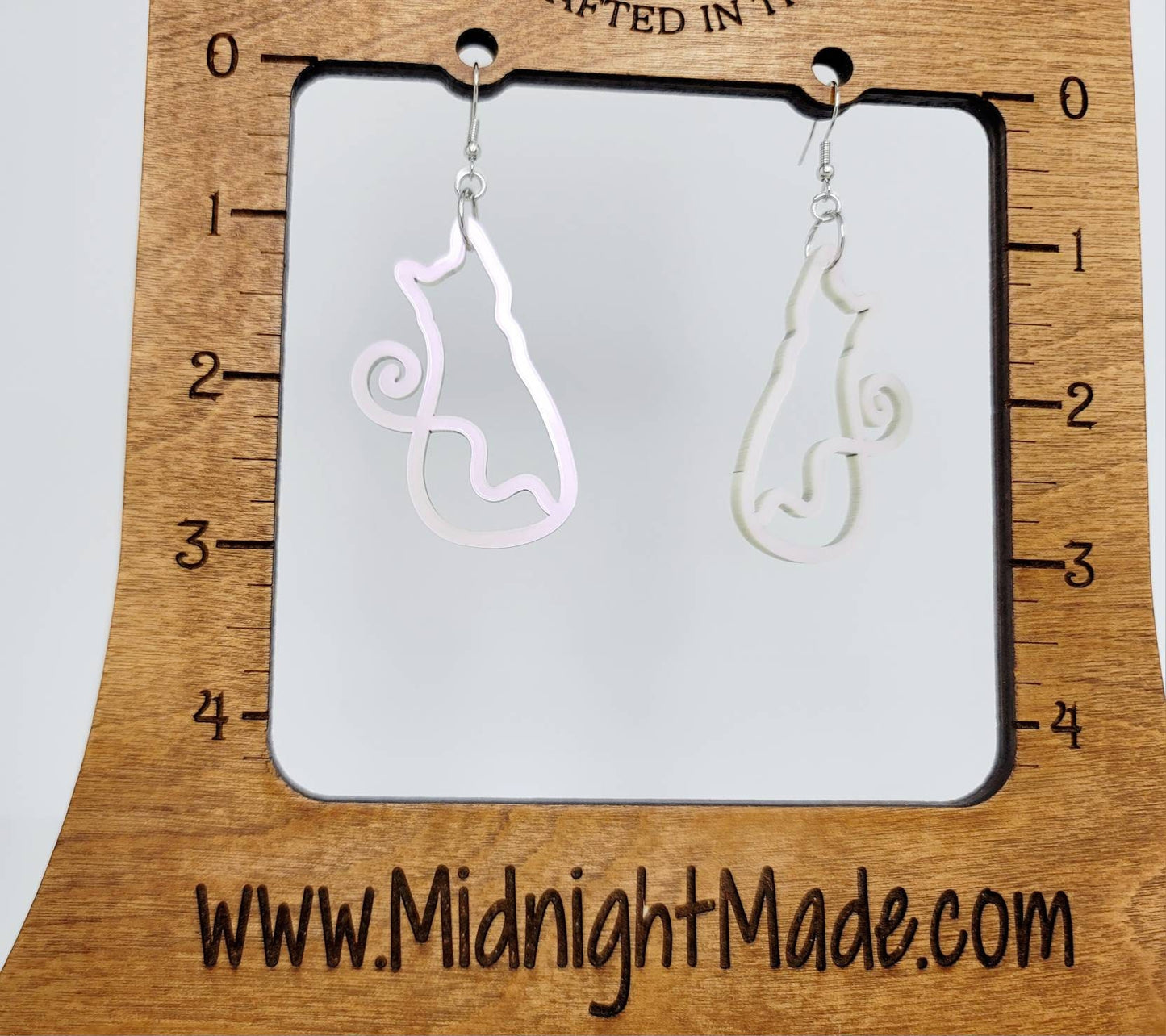 Kitty Cat Dangle drop Earrings