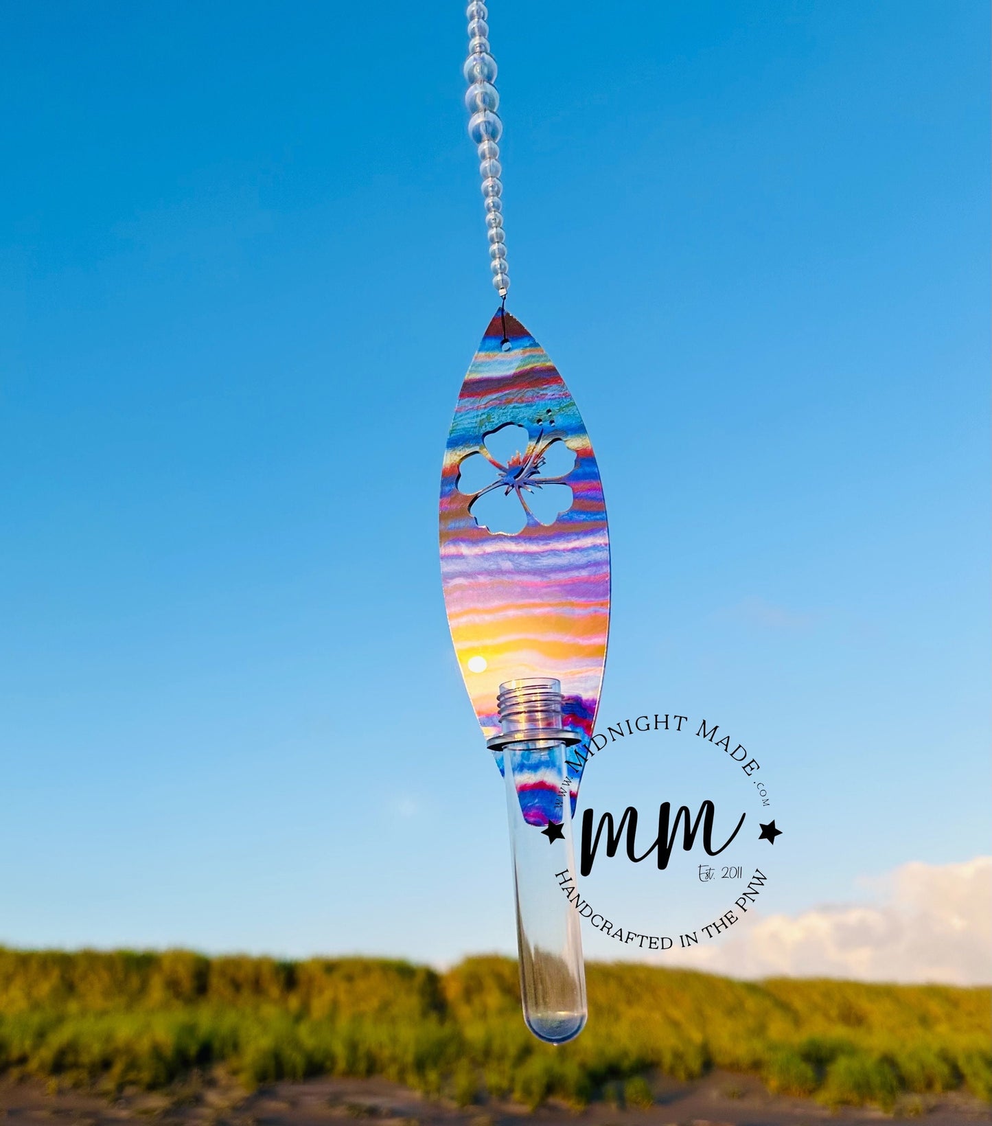Surfing Surfboard Shape Plant Propagation Suncatcher
