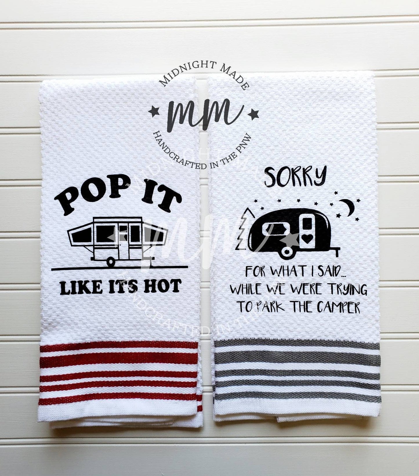 Dance like Frosty Shine like Rudolph Give like Santa Love like Jesus, Christmas Towel, Holiday decor, funny towel decor Midnight Made