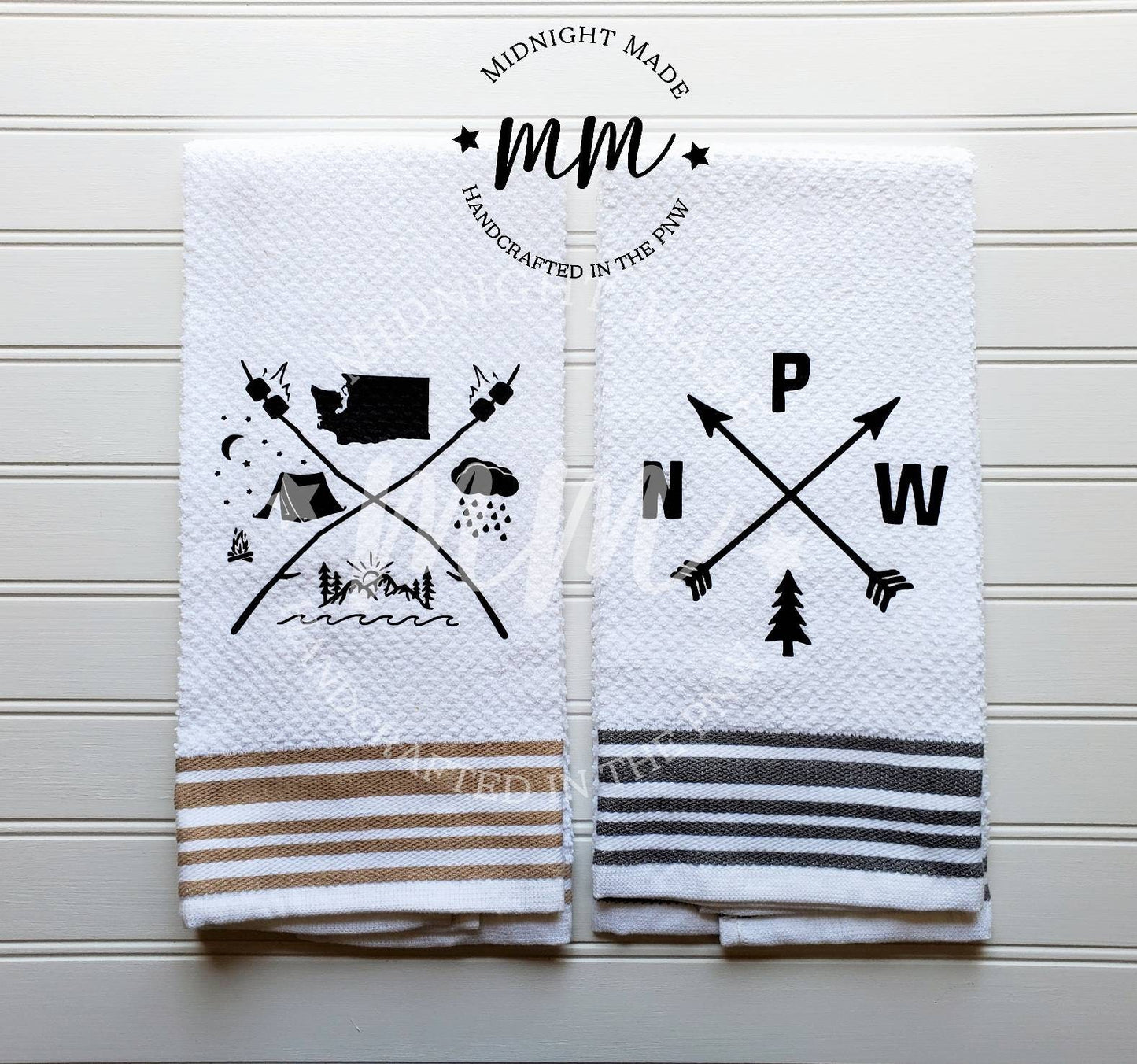 No bitchin' in my kitchen towel, funny towel, novelty towel Midnight Made