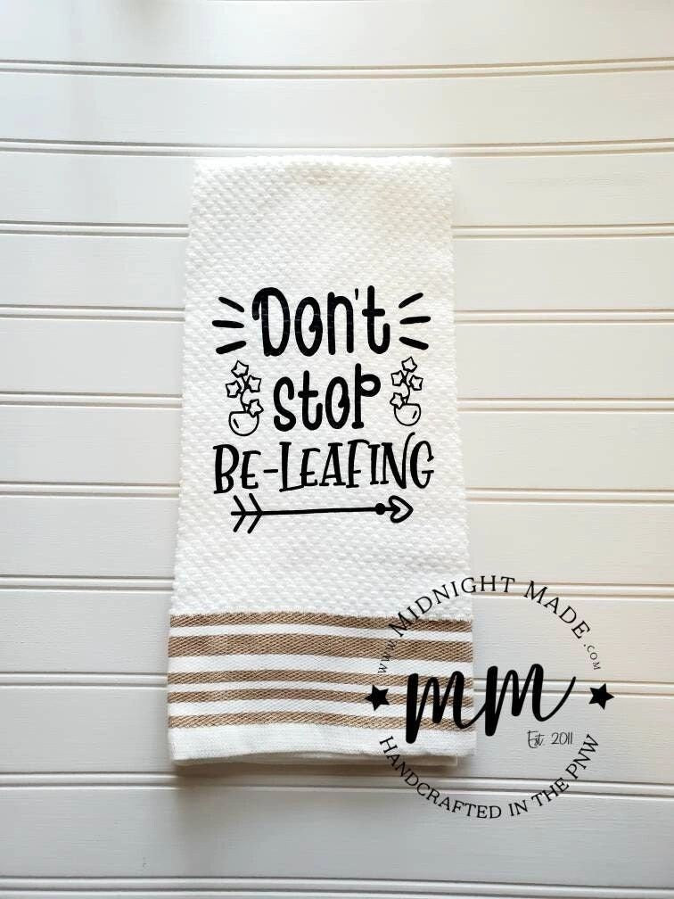 Im a Succa for you towel, kitchen towel, funny towel, novelty succulent towel, Midnight Made, plant towel