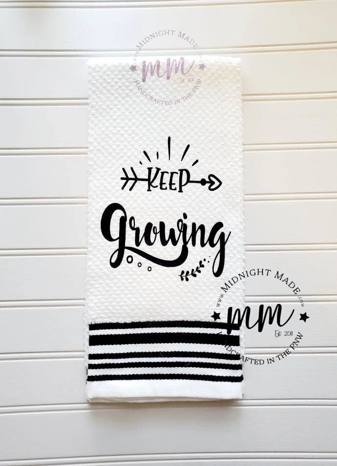 Im a Succa for you towel, kitchen towel, funny towel, novelty succulent towel, Midnight Made, plant towel