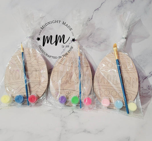 Kids Craft Personalized Easter Egg Easter Paint Kit Gift Basket Idea